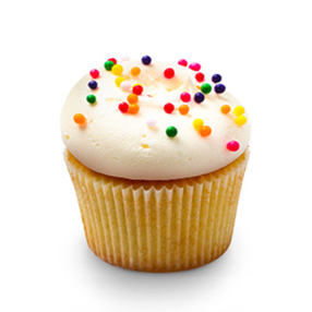Vanilla Birthday Cupcake - 2